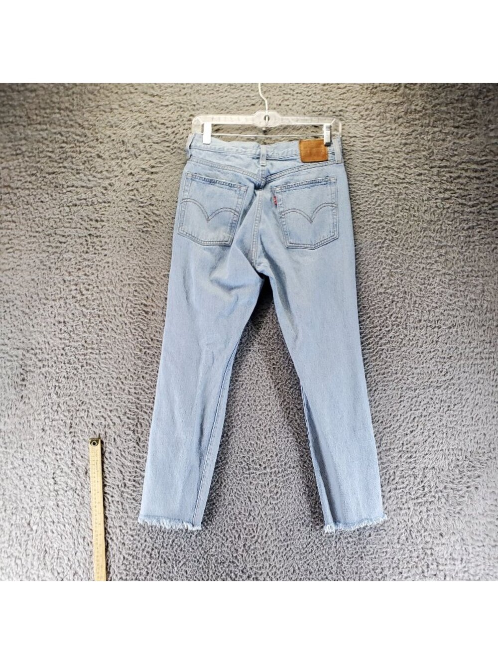 Levis Jeans Womens 27 Blue Wedgie Premium Straight Denim Button Fly *Read*